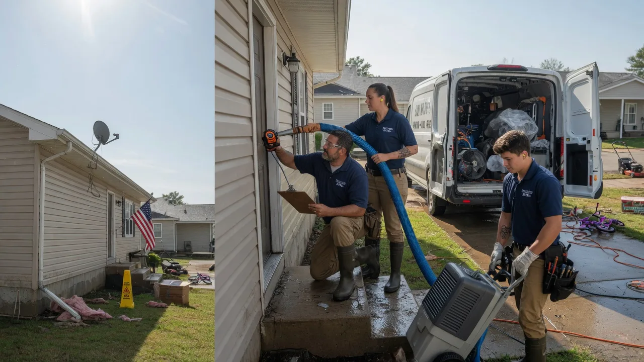 Ceiling Water Damage Restoration in Geuda Springs, KS near me